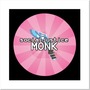 Social Justice Monk Posters and Art